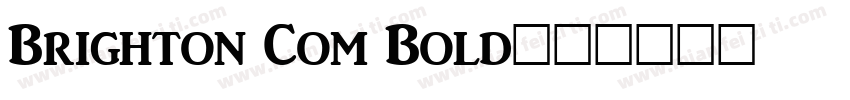 Brighton Com Bold字体转换